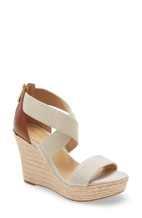 prue platform wedge sandal michael michael kors|Michael Michael Kors Women's Prue Espadrille Wedge Sandals.